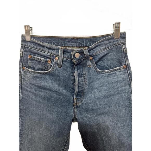 Levi's 501 Skinny Women's High Rise Straight Leg Jeans - Picture 6 of 7